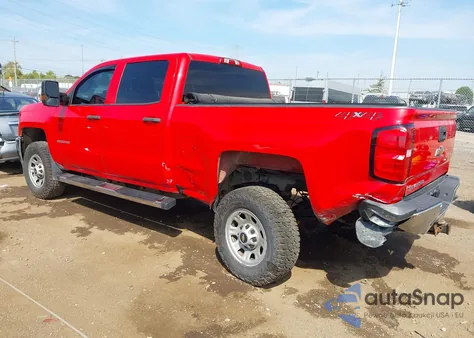 2018 Chevrolet Silverado 2500Hd Wt из США, поврежденный, VIN 1GC1KUEG1JF113479